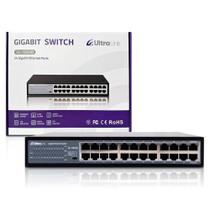 Switch 24 Portas 10/100/1000 Gigabit  UL-1024D Ultra Link - 