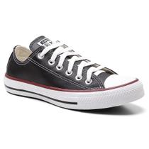 converse all star preto couro