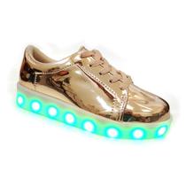 tenis de led recarregavel molekinha