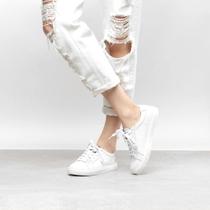 tênis couro adidas courtpoint