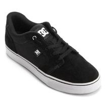 Tênis DC Skatewear Shoes Anvil LA Black And White Original - DC Shoes 