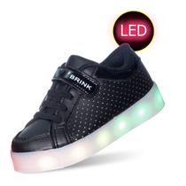 tenis de led infantil recarregavel