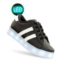 tenis de led infantil masculino recarregavel