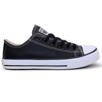 Tenis White Star Branco Couro Cano Baixo Tradicional - 