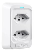 Tomada De Proteção Contra Surtos Elétricos Intelbras Eps 302 Branco  - 