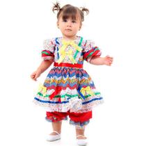 vestidinho de festa junina infantil