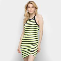 vestido rib floral tukanas