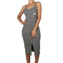 vestido rib floral tukanas