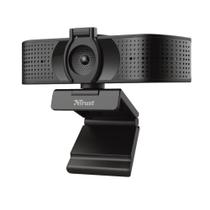 Webcam Trust Teza Ultra 4K, 3840x2160p, 30 FPS, 2 Microfones Integrados, com Tripé, Preto - 24280 - 