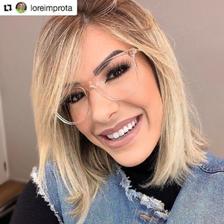 Armação óculos de grau feminina quadrada mirror transparente Clearance