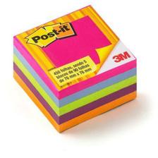 Bloco Adesivo Post It Cubo Tropical 654 76mm X 76mm Com 450 Folhas 3m Bloco De Notas Magazine Luiza
