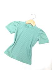 blusa manga princesa infantil