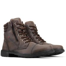 bota coturno walkabout zíper matelassê masculina