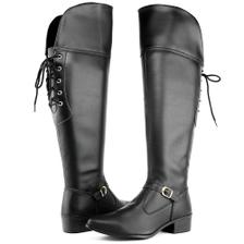 bota over the knee drezzup amarração feminina