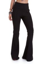 calça flare suplex com bolso