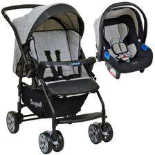 Carrinho de Bebe Burigotto Zap Grey Cinza com Bebe Conforto - Passeio do  Bebê - Magazine Luiza