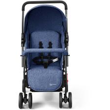 Carrinho De Bebe Com Alca Reversivel Max Azul Multikids Multilaser Passeio Do Bebe Magazine Luiza