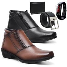 Kit 2 Botas Sociais Masculina + Carteira + Cinto Dia a Dia - Torrenezzi -  Kit Masculino - Magazine Luiza