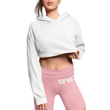 unwell cropped moletom com capuz