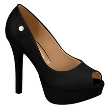 peep toe dourado vizzano