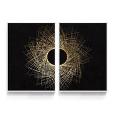 wallpapers Mandala Dourada Fundo Preto magazine luiza