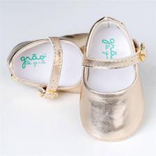 Sapatinho Bebê Menina Dourado Metalizada Tam16 Grão de Gente - Sapatinho de Bebê - Magazine Luiza