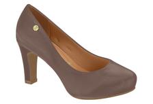 sapato scarpin cinza