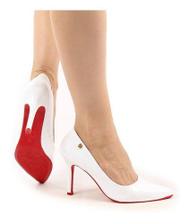 scarpin branco fosco