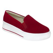 slip on beira rio caixa alta corda feminino