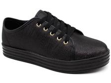 tenis molekinha infantil glitter preto