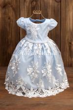 vestido daminha azul serenity