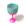 Cyan / Aqua/Hot Pink
