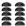 5 pares preto