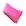 almofada de cintura rosa