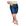 Short jeans escuro meia coxa