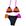 Preto, Pink, Laranja