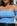 Cropped azul