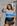 Cropped azul