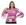 Viscose rosa listrada 224
