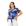 Azul folhas