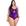 Body folhado roxo