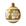 Floco de neve dourado
