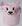 Urso rosa claro