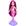 Sereia cabelo pink