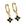 Ouro, Preto, 2pcs