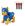 Azul chase com pilhas