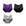 B roxo cinza