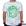 Branco gola redonda, Verde