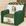 BONECO DE NEVE DOURADO VERDE