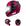 Spark Flash Preto Fosco c/ Rosa